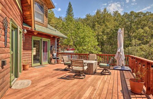 Stunning Log Cabin with Great Views, Firepit, Deck near Twain Hart - Foto 6