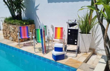 Casa Premium Piscina Privativa Gigante com Escorregador Próxima à Praia - Foto 31