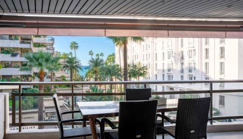 REF 1924 - Cannes Croisette - Sea view apartment for rent - Photo 2