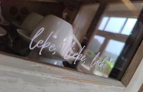 5Sterne Ferienwohnung im Fachwerk mit Bergblick in Alleinlage und großem Garten, Infrarotkabine - Foto 17