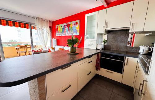 Appartement Eléa, Vue sur Mer, T1 sur Fréjus à 150m des plages - Foto 13