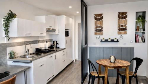 Le Refuge du Bord de Mer 2 pers- Studio avec parking à 500m de la mer - Photo 5, stove