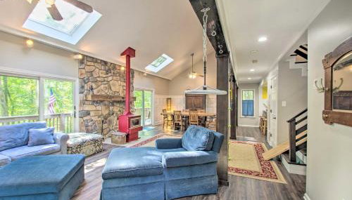 Peaceful New Market Cabin with Deck and Fire Pit! - Foto 5