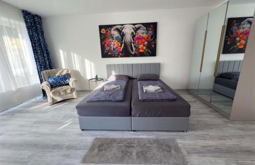 Ruhiges saniertes Apartment bei Hamburg Parkplatz Balkon WLAN - Foto 14