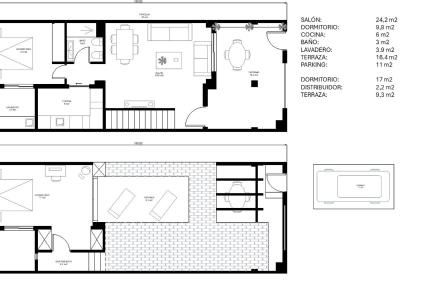 Chalet adosado junto al mar en Almarda Sagunto - Foto 33