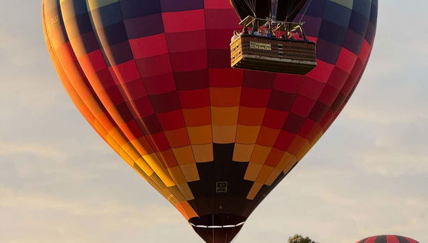 Go on a hot air balloon ride!