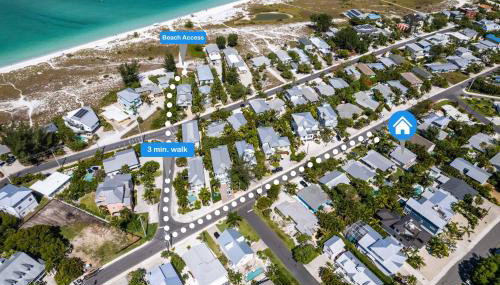 Golf Cart included! Short walk to the Beach on the Peaceful North End - Foto 5