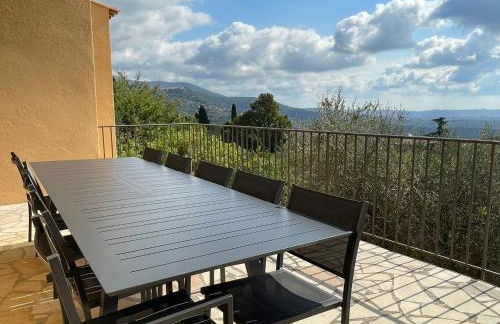 Villa La Baume 10 couchages, piscine, vue mer Le Tignet 06 - Foto 19