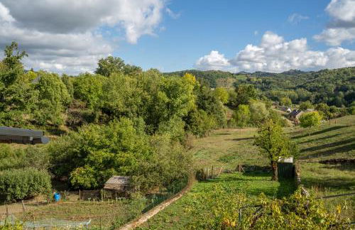 Le Chardon Bleu, jardin, centre-ville, Saint-Côme-d'Olt - Photo 33