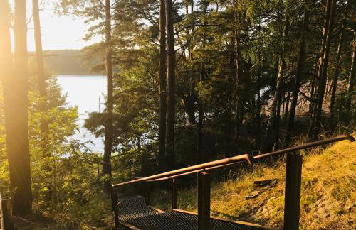 Domek wypoczynkowy w lesie nad jeziorem - Foto 20