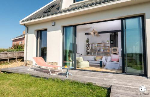 Villa Ponant 5 étoiles à Doëlan, piscine face mer - Foto 39