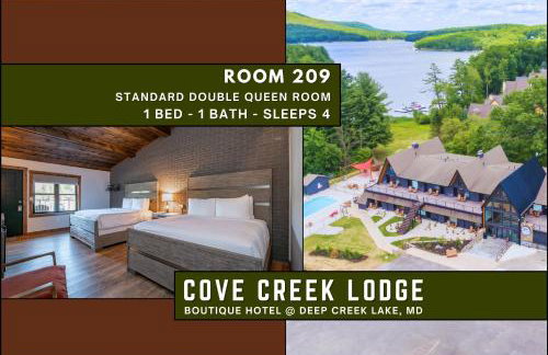 Cove Creek Lodge 209 Standard Double Queen Room - Foto 3