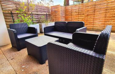 Chartrons Bordeaux Centre - Appartement Cosy avec Grande terrasse & Parking privé - Foto 12