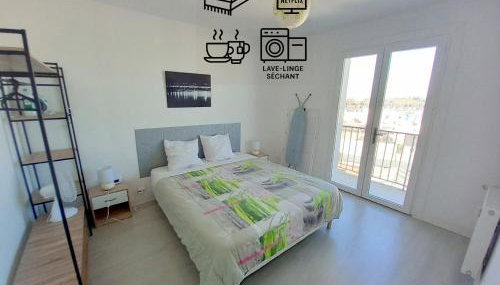 Appartement 28m2 avec balcon proche gare SNCF, café thé WIFI gratuits - Netflix - Balcon - Foto 2