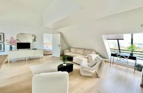 Penthouse 90m2 Terrace Parking 10m Paris Center - Foto 9