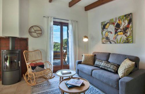 Villa bodri, maison en pierre avec vue mer et piscine chauffée - Foto 12