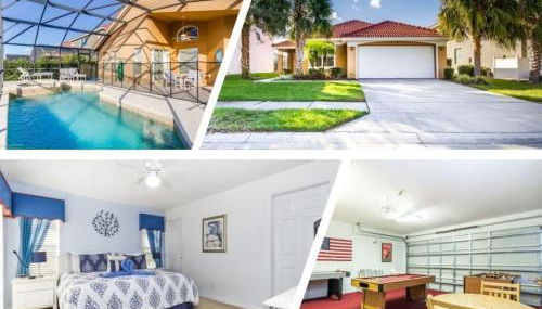 4bd Villa with Solar Heated Pool Near Disney No resort Fee home - Foto 1