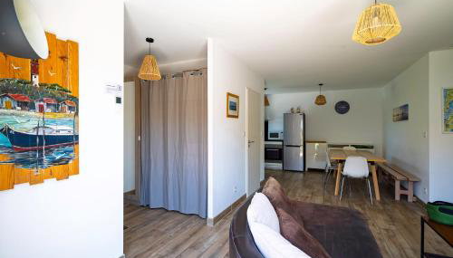 Maison Bassin d'Arcachon - Arès - Proche plage et commerces, 3 chambres, 8 personnes, Climatisation - Foto 5