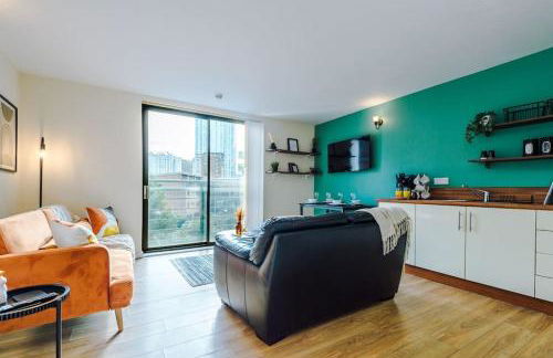 Modern 2BR near Manchester city centre - Free parking garage - Foto 6