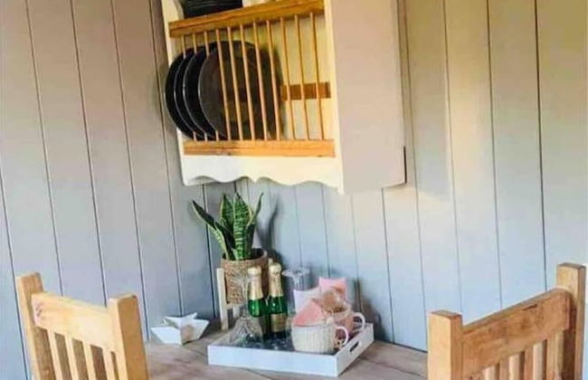 Cute and Cosy Shepard hut With Wood Fuel hot tub - Foto 47