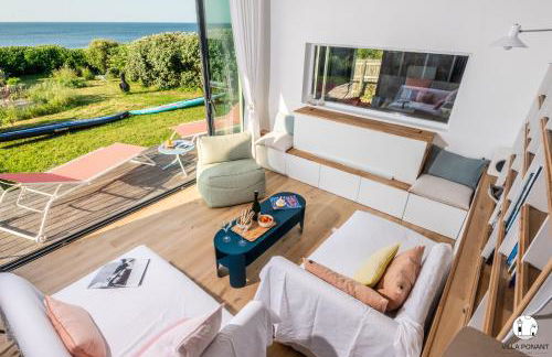 Villa Ponant 5 étoiles à Doëlan, piscine face mer - Foto 1