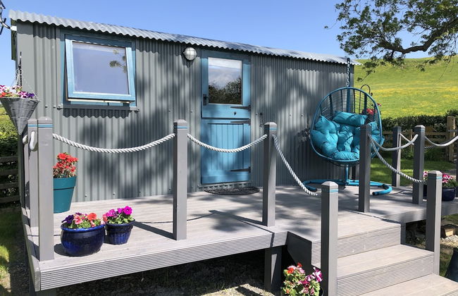 The Peacock Shepherds Hut at Hafoty Boeth - Foto 26