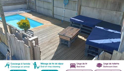 À 300m de la mer maison - jardin - Piscine pour 4 - Foto 3