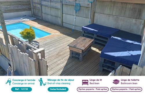 À 300m de la mer maison - jardin - Piscine pour 4 - Foto 3