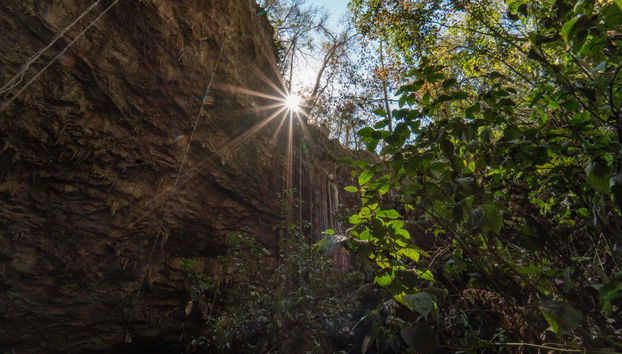 Extérieur de la grotte