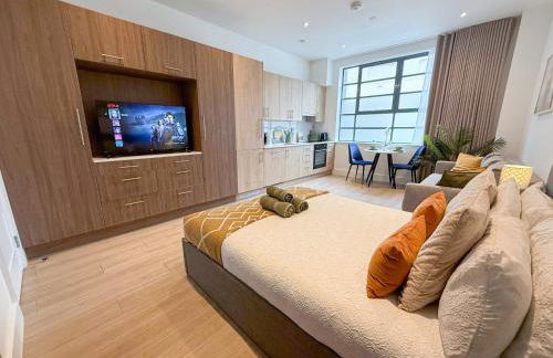 3-Bedroom with Balcony and Studio Apartments in St Johns Wood near Marylebone & Regents Park by NourNest Apartments - Foto 74