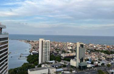 Flat Beach Class Excelsior - Apto Completo para 4 pessoas vista rio e mar - Foto 57