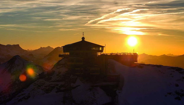 Disfrutando de un mágico atardecer