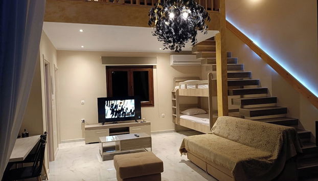 Centro de negocios en la habitación