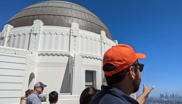Groupe de touristes lors de la visite guidée de l'Observatoire