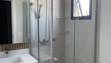 Praia Brava com Vista Mar Apt 1 Quarto Perto de BC - Foto 4, Shower