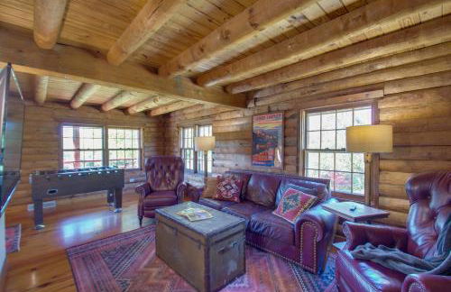 Cozy Log Cabin Getaway with Fire Pit and 3 Acres! - Photo 8