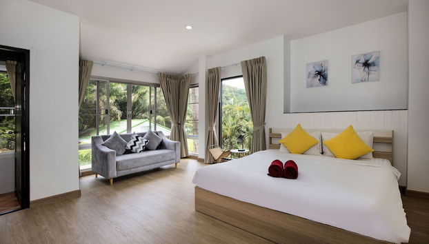 Idyllic Villa Hillside near Big Buddha - Foto 4, Habitación