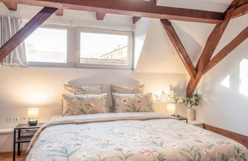 Résidence de 80 m2 avec balcon & cour alsacienne - début Route des Vins - Foto 5