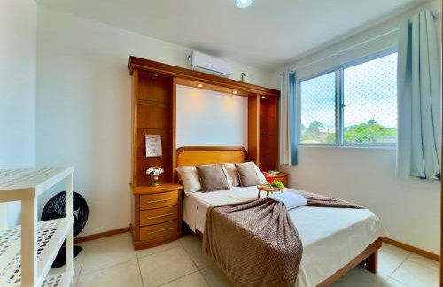 Apto em Barra Velha 340m da PRAIA com SACADA com CHURRASQUEIRA, AR CONDICIONADO WI-FI, PISCINA, PORTARIA 24h, ACADEMIA MINI MERCADO e vaga de GARAGEM - Photo 25