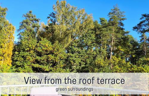 Baham-Apartment Nuernberg - including hot tub, sauna, massage chair, roof terrace, barbecue - metro 15 min, exhibition center 8 min walk - Foto 46