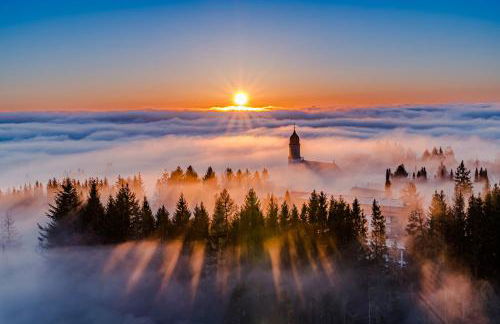 Fewo Sunneschii, Höchenschwand, Dorf am Himmel, Sauna im Haus - Foto 2