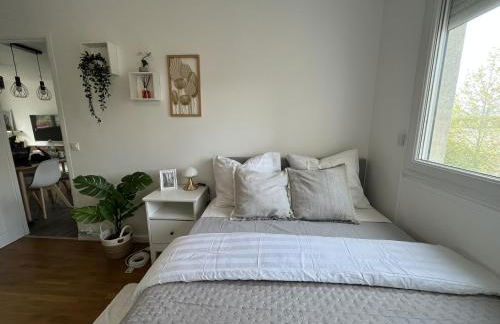 Entire 60m2 apartment - Close to Paris - Parking - Kitchen - 2min RERB - Olympic'24 - Foto 14