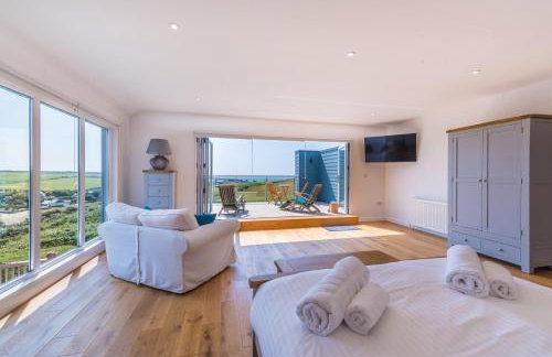 Cornwall Holiday Home with Hot Tub & Sea views - Foto 6