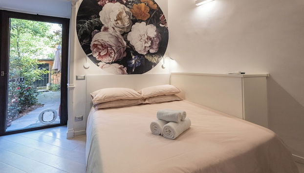 Rione Monti Studio Apt with private garden - Foto 4, Habitación