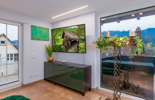 Waldklang Refugium Schwarzwald - eingezäunt - Außen-Sauna - Tischkicker - Billard - Foto 34