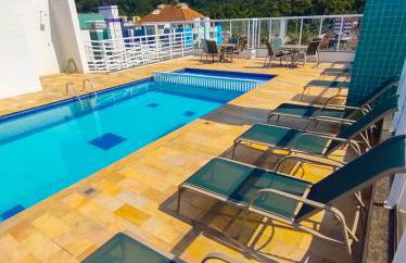 Apartamentos a 200m praia das Toninhas - Condomínio Vista Verde | Piscina na Cobertura com vista Espetacular - Foto 14