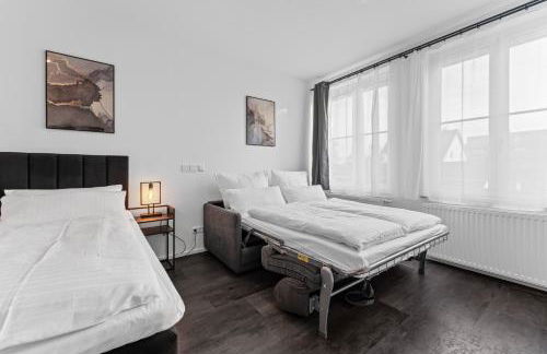 Iller Homes Memmingen - Moderne Fewos mit Terrasse für bis zu 7 Pers mit Parkplätzen - Foto 7