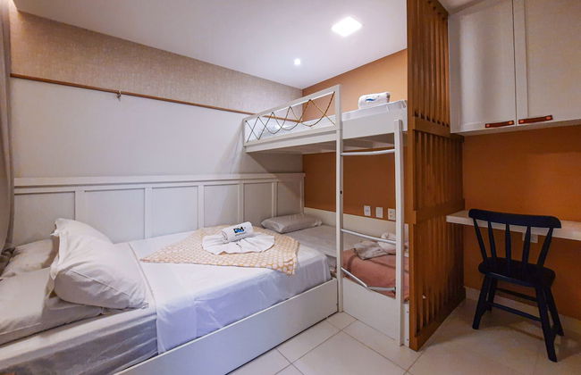 VG Sun Pé na Areia Luxuoso Térreo Gourmet 8 pessoas By DM Apartments - Foto 14