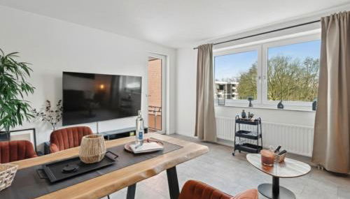 Getaway Apartment mit Balkon - Ruhiges Business-Apartment - direkte S-Bahn nach Messe DUS & ESS - Foto 5