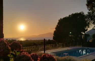 Corsicadream Arone superbe appartement dans villa, vue panoramique mer, piscine, proche Porticcio - Foto 10